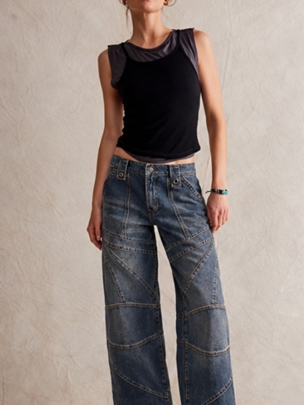 We The Free "Unknown Reasons" Moto Straight Jeans